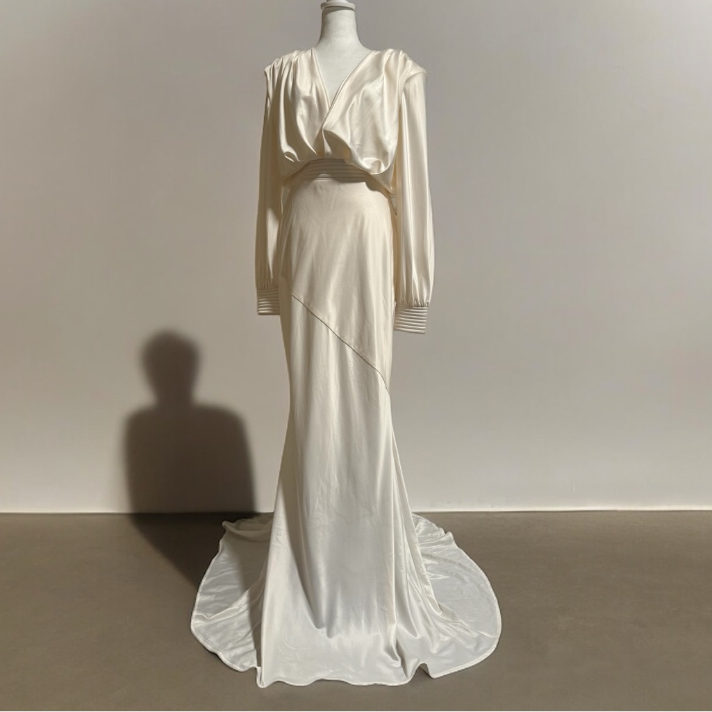 Zhivago Signature Betsy Bias-Cut Gown